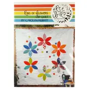 Ring Of Flowers Lap Quilt Pattern & Template By Carolyn Murfitt