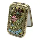 Handheld Vanity Mirror Antique Pocket Mirror Vintage Compact Mirror