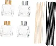 Homoyoyo 1 Set Diffuser Bottles Decorative Aromatherapy Bottles for Home Office and Spa Use with Random Rattan Sticks