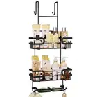 Over The Door Shower Caddy Stainless Steel No Drilling Hanging Shower Organizer