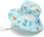 Kids Sun Hat,Sun Protective Toddler Wide Brim Bucket Hat,Baby Beach Hats,Summer