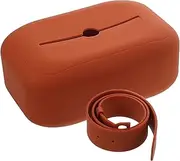 COMPUKAS Cute Silicone Car Tissue Holder Versatile Hanging Napkin Box for Seat Back Console Stylish Organizer for Tissues Items Modern Car Accessories