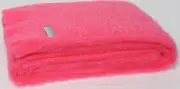 Masterweave Windermere Mohair Throw Rug Blanket-Hot Pink
