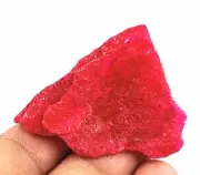 African Rough 120.00 Ct Certified Natural Nice Red Ruby Raw Loose Gemstone