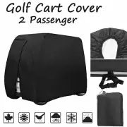 2 Seater Golf Buggy Cart Cover Rain Waterproof Outdoor For Yamaha EZ Go Club Car