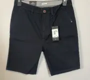 Quicksilver Black Everyday Chino Shorts Men’s Size 27 NEW