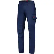 Hard Yakka 3056-STRETCH CANVAS CARGO PANT Double Layer Knee NAVY-82R, 87R Or 92R