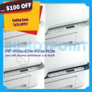 HP DeskJet 4120e/4121e/4122e/4123e A4 All-in-1 MFP Printer+ADF+FAX #67/67XL ink