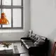 18PARK-舊感系列-義磚吊燈 [橘色,加玻璃罩+網罩] (10折)