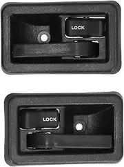 Zohisin 2PCS Car Door Handle ABS 55176477AB Left Right Inside for Jeep 1987 to 2004 Manufactured According to Original Factory Specifications Match Original Car Directly Replace