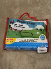 Melissa & Doug Soft Activity Baby Book Whose Feet? K's Kids Machine Washable