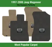 Lloyd Ultimat Front Row Carpet Mats for '97-00 Jeep Wagoneer w/Jeep Grill Logo