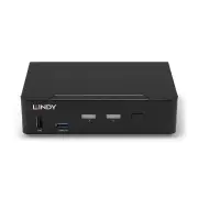 Lindy 2 Port DisplayPort 1.4 / USB 3.0 &amp; Audio KVM Switch
