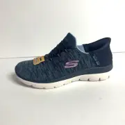 Skechers Womens Summits Dazzling Haze Sneaker Navy Size 7 M