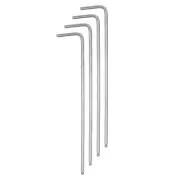 4pcs Ball End Hex Key Wrench 2mm L-Shape Extra Long Arm Hexagon Metric Wrenches