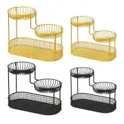 Cosmetic Storage Rack Desk Organizer Shelf for Kitchen Bathroom Countertop