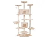 BEASTIE Cat Tree 203cm Beige