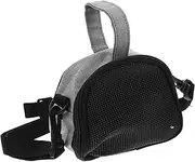 FONDOTIN Breathable Small Animal Carrier Backpack with Mesh Window Portable Pet Travel Bag for Guinea Pig Bunny Hedgehog Chinchilla Ferret Lightweight Secure and Ventilated Design for