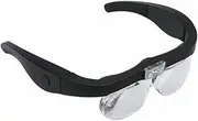 MOLUCKFU Head Mounted Magnifying Glass LED Head Magnifying Glasses Light Mount Magnifier Maintenance Supply Magnifier for Magnifier Glasses Magnifier for Seniors Acrylic