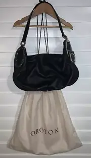 NWT: Oroton Hobo Bag, Black, RRP $389