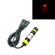 1pc Adjustable Focus 650nm 200mw 5V Red Dot Laser Locator Module 16*68mm