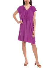 EILEEN FISHER Petite Silk Mini Dress