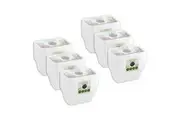 60pc Lemon & Lime Reusable Takeaway Food Storage Container Box Rectangular 300ml
