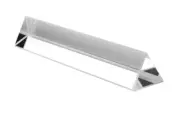 Equilateral Prism, 6x1", Glass - For Optics & Light Demonstration - Eisco Labs