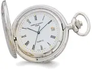 Charles Hubert 2-Tone White Dial Three Hands Pocket Watch