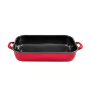 Urban Style Red 4.8L Enamel Baking Dish Roasting Oven Bakeware Rectangle Tray