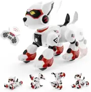 Robot Dog Toys for Kids Remote Control Interactive Robotic Pet Smart Programm...