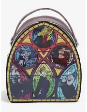 Disney Villains Stained-Glass Mini Backpack - BoxLunch Exclusive NWT & Sealed