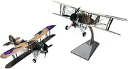 Replica Pre-Build Aircraf 1/72 For Metal S WWII British Swordfish Torpedo Attack Aircraft Biplane Fighter Die-Cast Alloy Aircraft Model Replica Military Aircraft Collection Display Gift Collection Gif