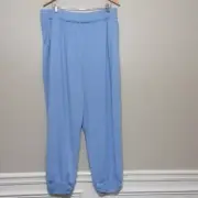zelos pull on jogger pants women’s XXL performance blue training stretchy Y2K