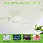 100% Waterproof Bamboo Mattress Protector Bed Mattress Single Double Queen King