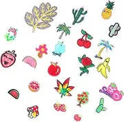 [COHEALI] 24pcs Cartoon Animal Embroidery Applique Patches Sewing Accessories for Clothing Bags and Crafts DIY Decorative Stickers for