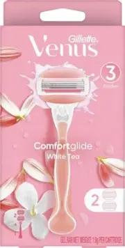 Gillette Venus ComfortGlide Razor - White Tea 2 x blade refills..