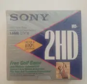 Sony MD-2HD 5.25" Floppy Disk Double Sided High Density 10Pack w/Free Golf Game