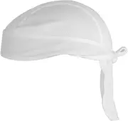 [Yardenfun] Men Women Bike Cycling Cap Headscarf Comfortable and Breathable Polyester White