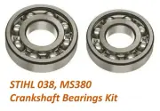 Crank Crankshaft Bearings for Stihl 038, MS380 Bearing Set
