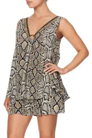 WIDE STRAP U-RING TOP KAKADU BOO