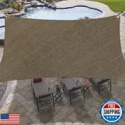 OutdoorLines Rectangle Sun Shade Sails for Patios 8 x 10 ft (Straight Edge) S