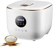Low Sugar Rice Cooker, 3L Rice Cooker with Non-Stick Ceramic Glaze Interior & Stainless Steel Steamer Basket, 5 Cooking Modes, 24-Hour Smart Appointment for Families