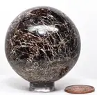 46mm Garnet Sphere Polished Natural Sparkling Gemstone Crystal Mineral - India
