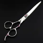 Hair Cutting Shears, Professional Hair Shears Cutting Scissors Professional Shears for Hair Handle Plum Handle Personality Barber