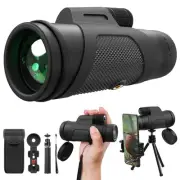 12x42 Monocular Telescope for Smartphone, High Powered Monoculars for Adults ...