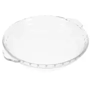 Glass Pie Plate 8 inch Round Pie Pan with Handles for Pie Baking and Cheese C...