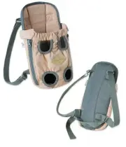Touchdog ® 'Wiggle-Sack' Fashion Designer Front and Backpack Dog Carrier Small