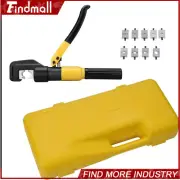 Findmall 6Mt Hydraulic Crimping Tool Wire Battery Cable Lug Terminal Crimper