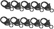 WOFASHPURET 10pcs Heart-Shaped Lobster Claw Clasp Vintage Style Jewelry Clasp for DIY Necklace Bracelet and Bag Accessories Lightweight for Crafting and Repair